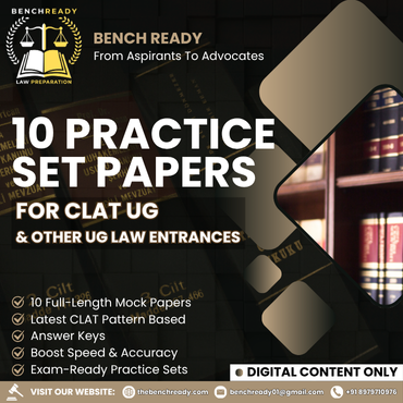 10 Practice Set Papers - CLAT UG
